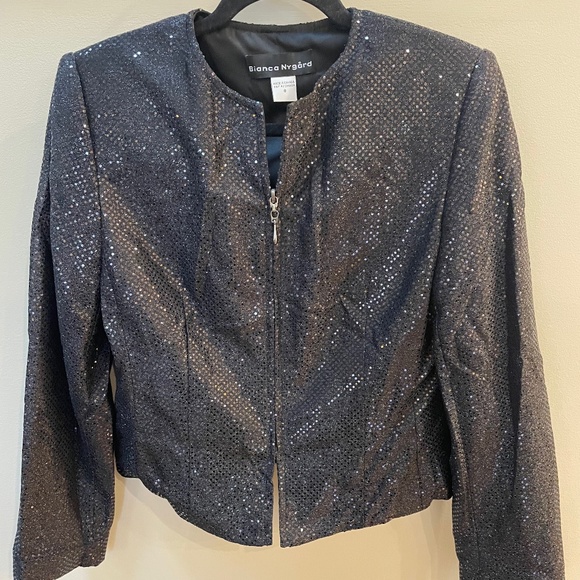 Black Tuxedo Jacket, Size 8 - Picture 1 of 3